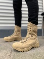 Ekir Bağcıklı Ortopedik Taban Günlük Süet Erkek Askeri Postal Bot SKT Kum