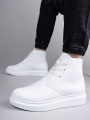 Matteo Bağcıklı Deri Erkek Günlük Spor Beyaz Bot