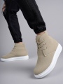 Matteo Bağcıklı Süet Erkek Günlük Spor Krem Beyaz Bot