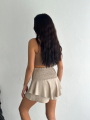 Velmora  Ayrobin Şortlu Etek - Bej -