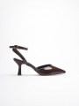 Acı Kahve Rugan Topuklu Ayakkabı TR03MS02E