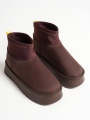 Nadia Kadın Acı Kahve Kışlık İçi Kürklü Kalın Taban Bot
