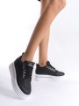 Ecila Siyah Kadın Gizli Topuklu Sneaker