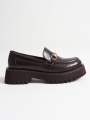 Aral Toka Detaylı Acı Kahve Günlük Loafer Ayakkabı