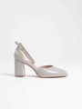 Asereht Gri Rugan Kadın Topuklu Ayakkabı