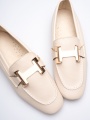 Kadın Bej Şık Tokalı Günlük Ayakkabı TR27MS05B