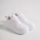 ALESSİ Bağcıklı Ortopedik Taban Kadın Sneaker Ayakkabı BT Beyaz