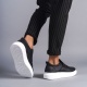 Hippo Bağcıksız Cilt Erkek Günlük Sneaker Ayakkabı BT Siyah