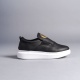 Hippo Bağcıksız Cilt Erkek Günlük Sneaker Ayakkabı BT Siyah