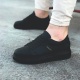 Boost Bağcıklı Cilt Süet Erkek Günlük Sneaker Ayakkabı ST Siyah