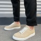 Elite Bağcıklı Süet Erkek Günlük Sneaker Ayakkabı SBT - Krem