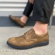 Camel Clasico Bağcıklı Cilt Erkek Günlük Klasik Ayakkabı