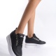 Alice Siyah Kadın Gizli Topuklu Sneaker