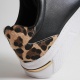 Vega Leopar Detaylı Siyah Kadın Spor Ayakkabı