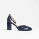 Theresa Lacivert Rugan Kadın Topuklu Ayakkabı