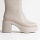Keti Kadın Bej Topuklu Bot