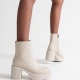 Keti Kadın Bej Topuklu Bot