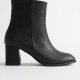 Epolenep Kadın Kışlık Siyah Kalın Topuklu Bot