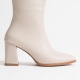 Osum Kadın Bej Topuklu Bot