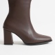 Osum Kadın Acı Kahve Topuklu Bot