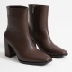 Osum Kadın Acı Kahve Topuklu Bot