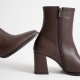 Osum Kadın Acı Kahve Topuklu Bot