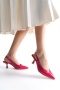 Anbu Fuşya Kadın Kadeh Kısa Topuklu Ayakkabı
