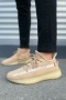 Bej Pulse Bağcıklı Triko Kumaş Erkek Günlük Spor Ayakkabı