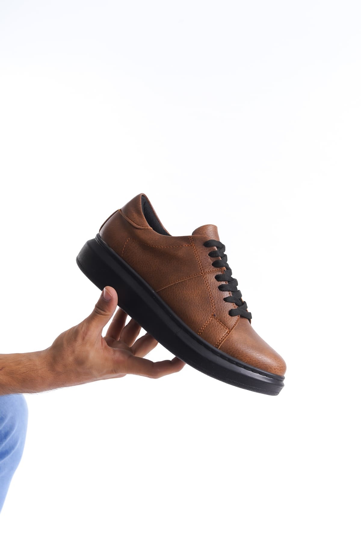 Boost Bağcıklı Taba  Erkek Günlük Sneaker Ayakkabı