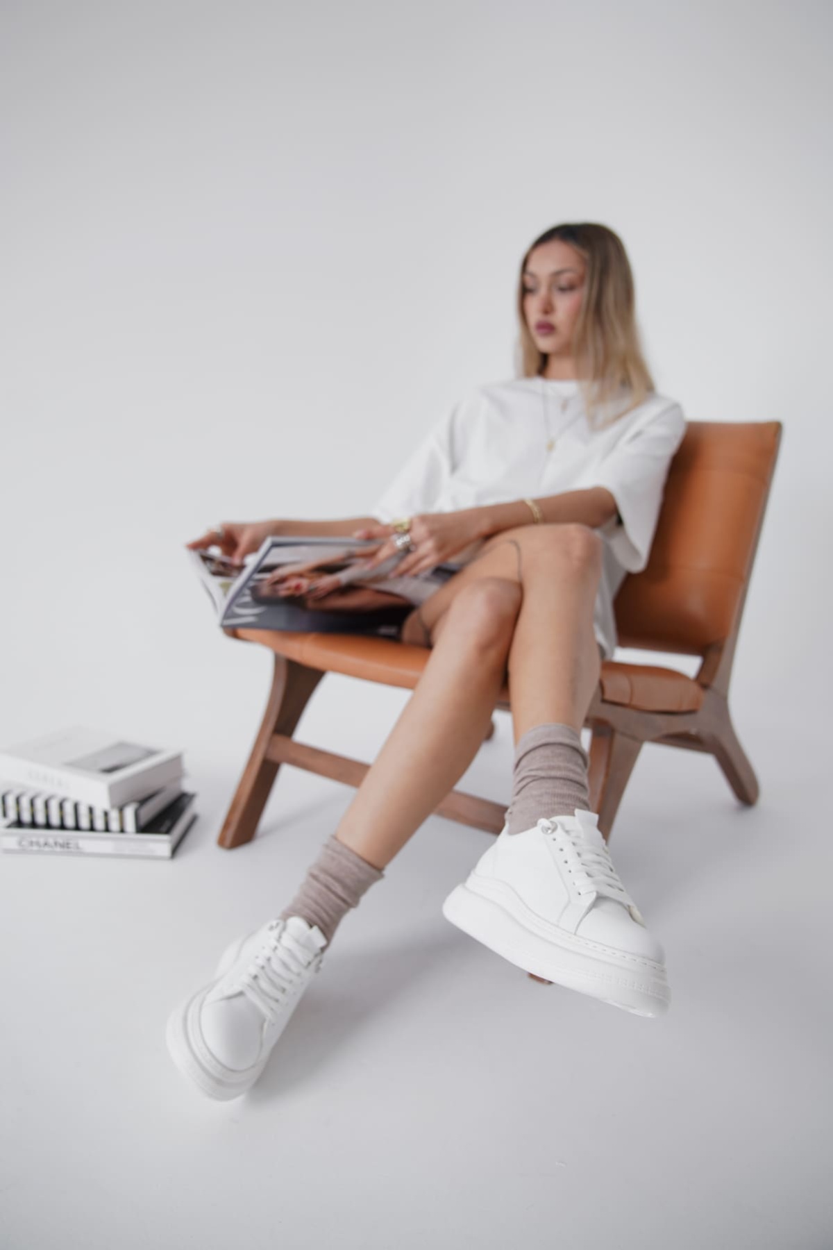 Freya Beyaz Kadın Spor Ayakkabı