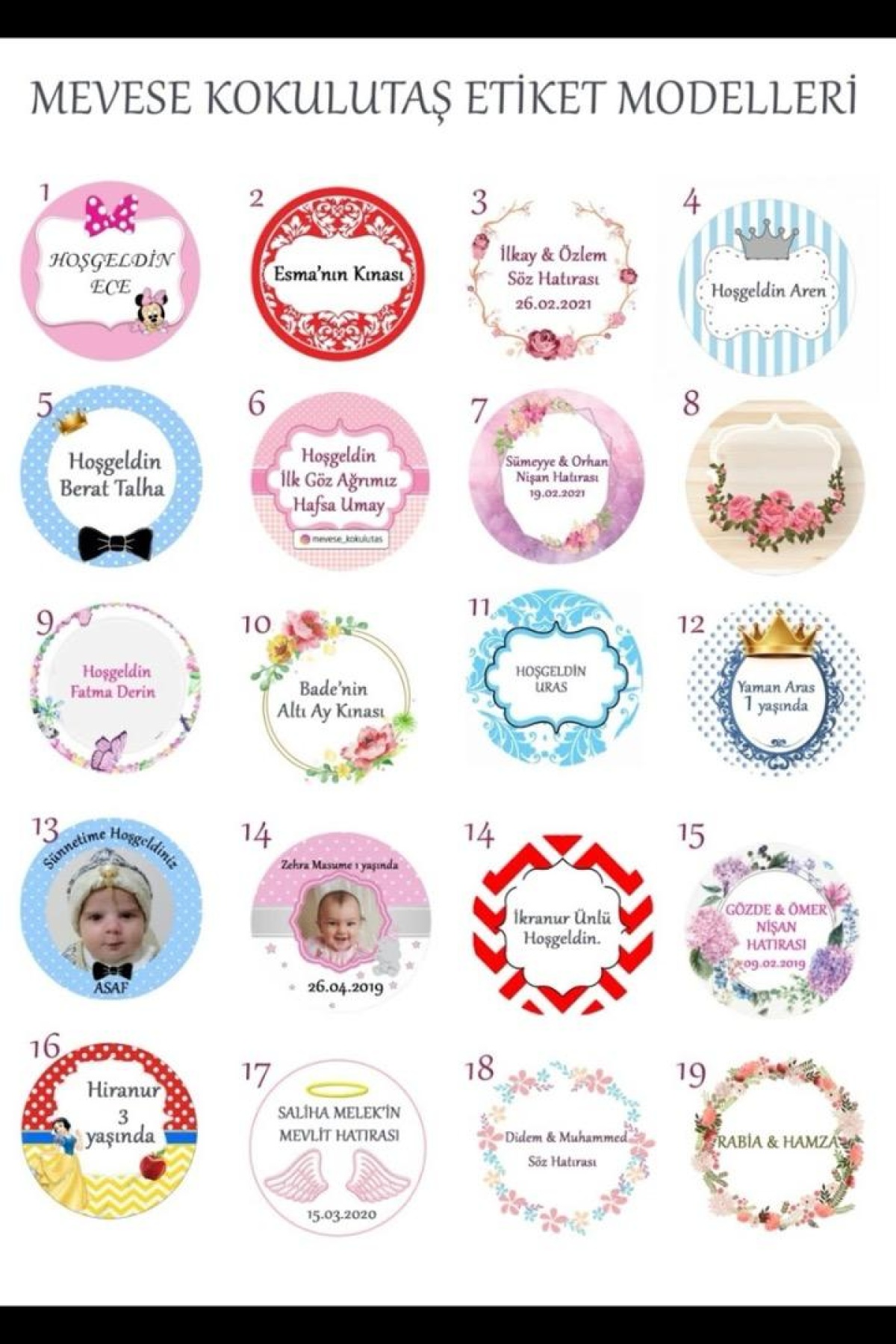 25 Adet Kurdela Nazar Boncuklu Hediyelik Kolonya Şişesi, Nikah Şekeri, Bebek Şekeri - Pembe