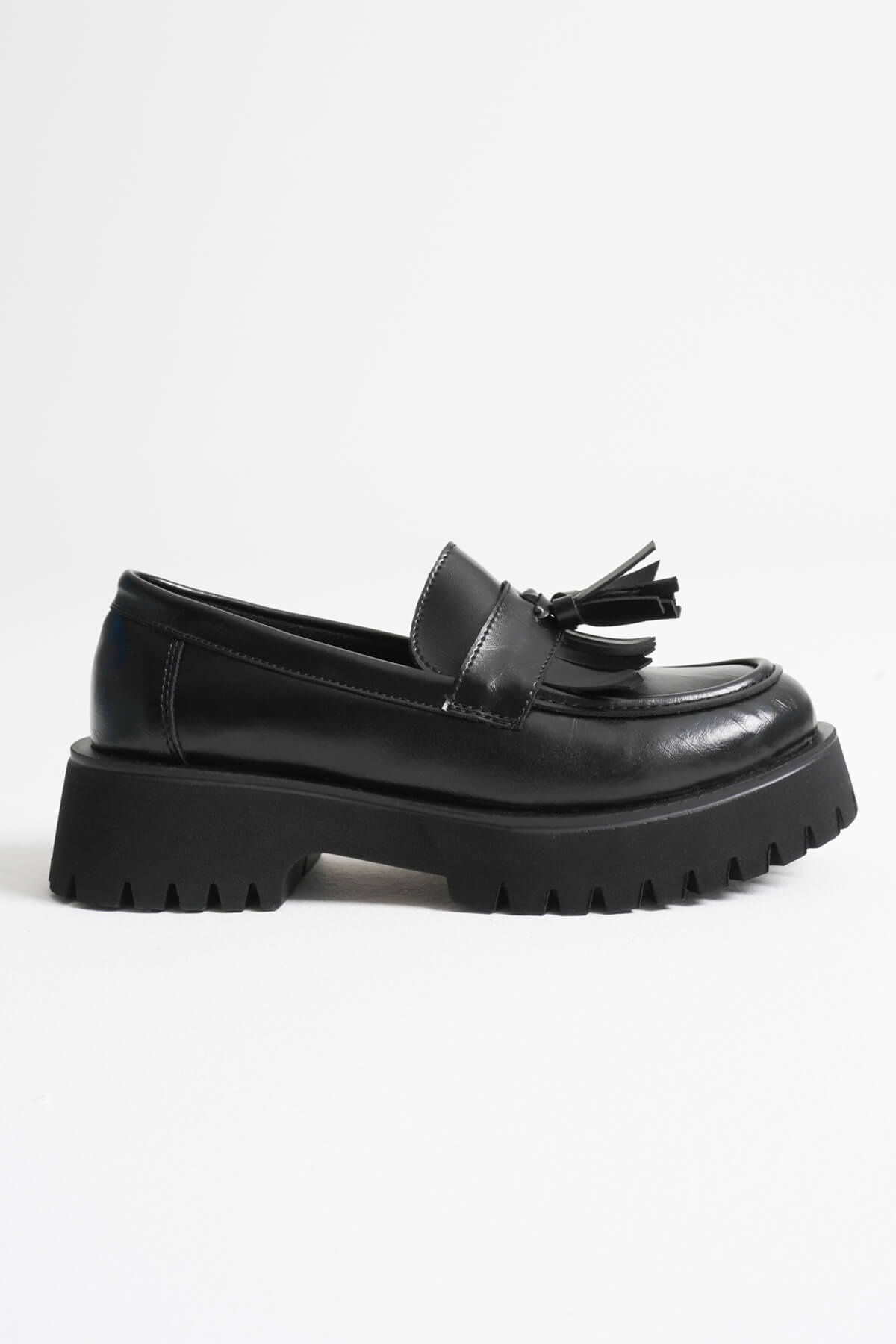 Anim Kadın Günlük Siyah Loafer Ayakkabı