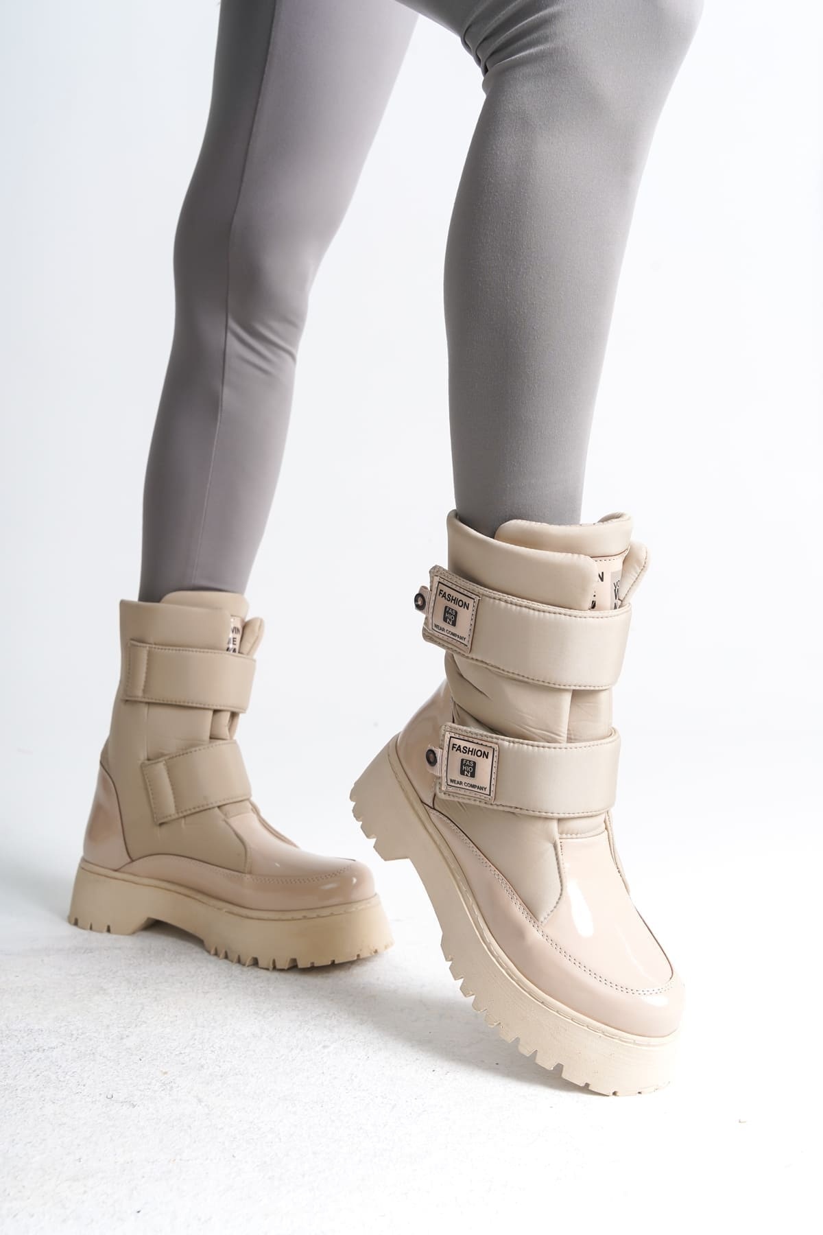 New Elisa Krem Kar Botu , Kadın Kışlık Bot