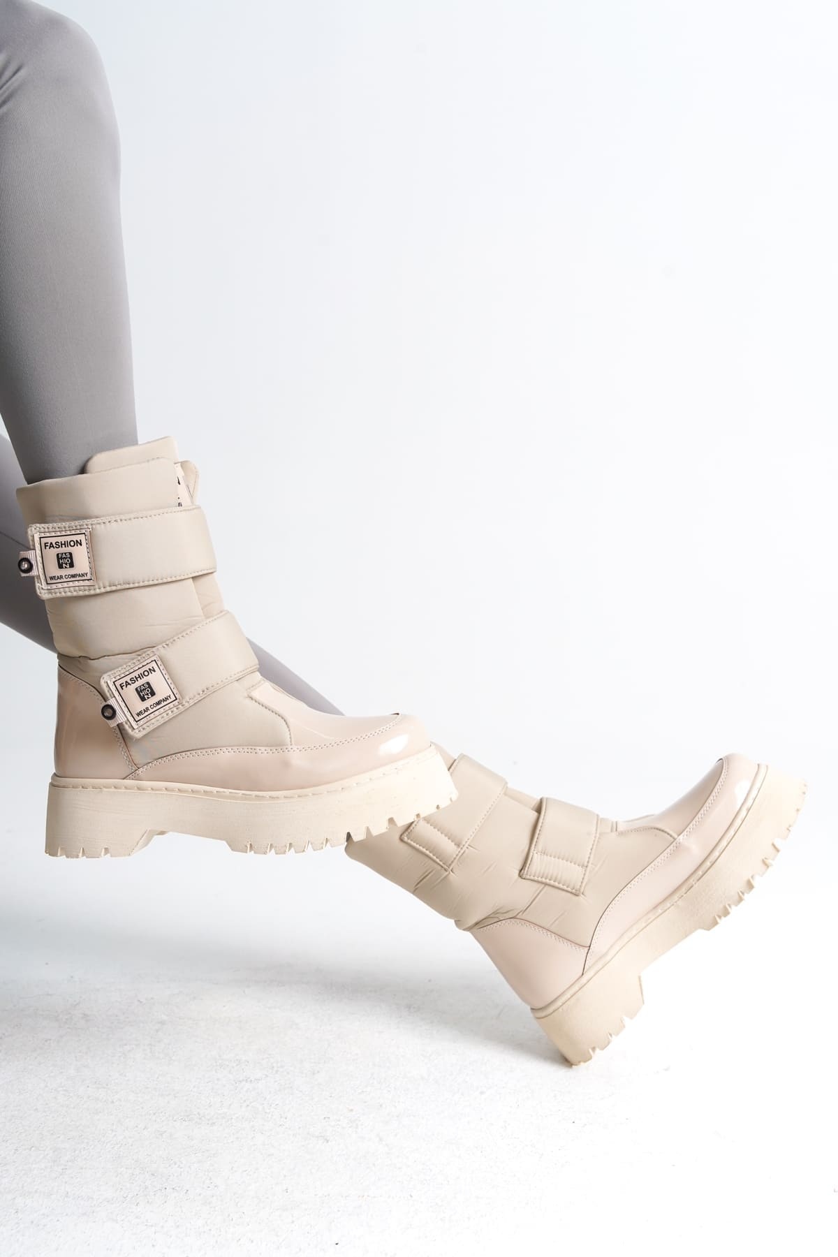 New Elisa Krem Kar Botu , Kadın Kışlık Bot