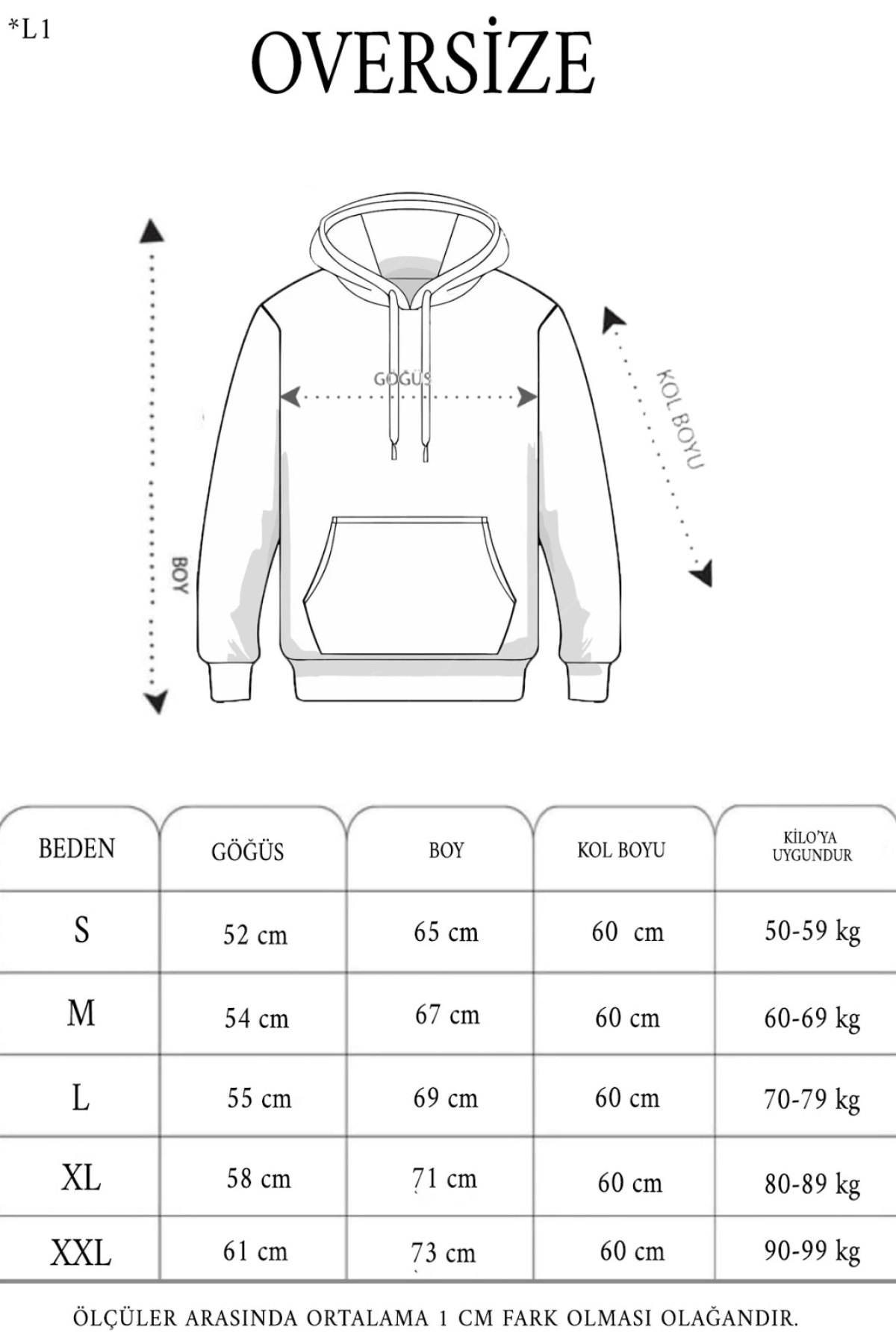 Velmora Premium Uzun Kol Kapşonlu Basic Sweatshirt hoodie - Gri
