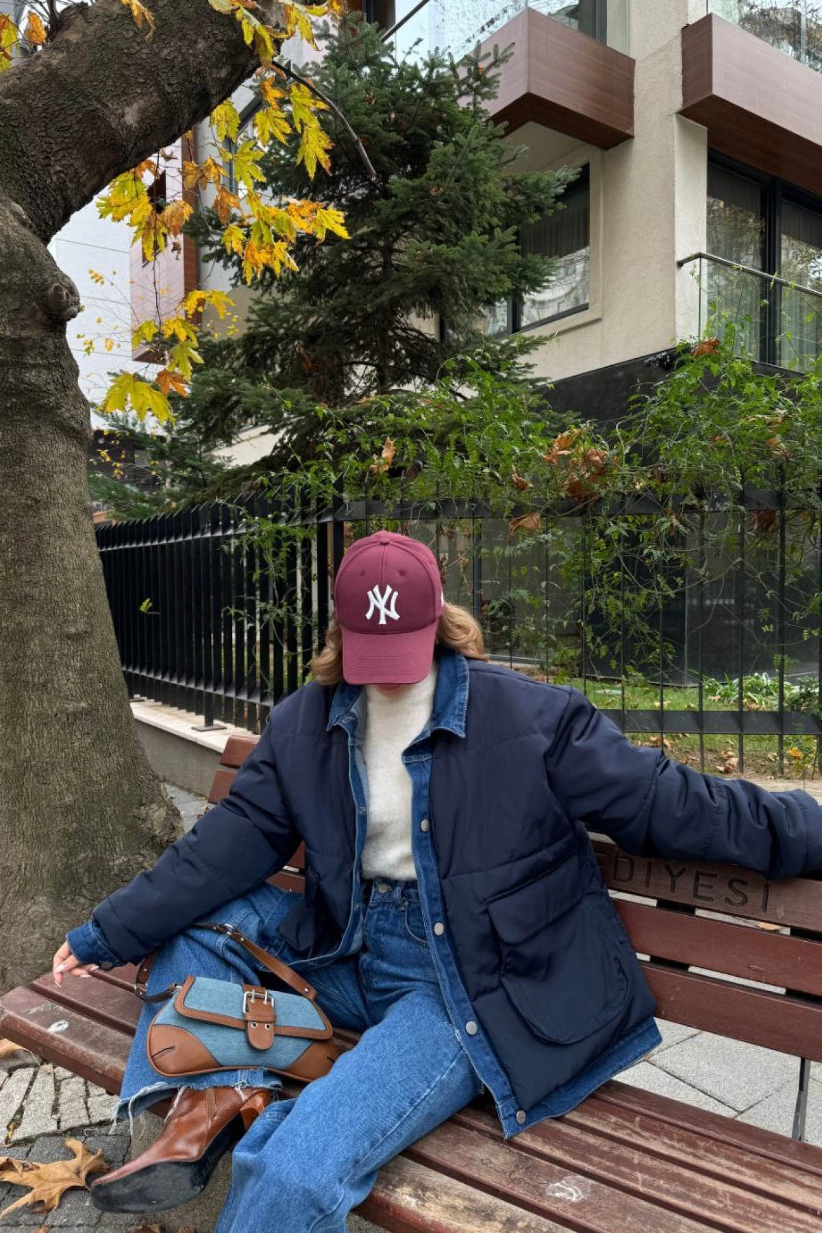 Velmora  Jeans Detaylı Cıtcıtlı CEKET - Lacivert -