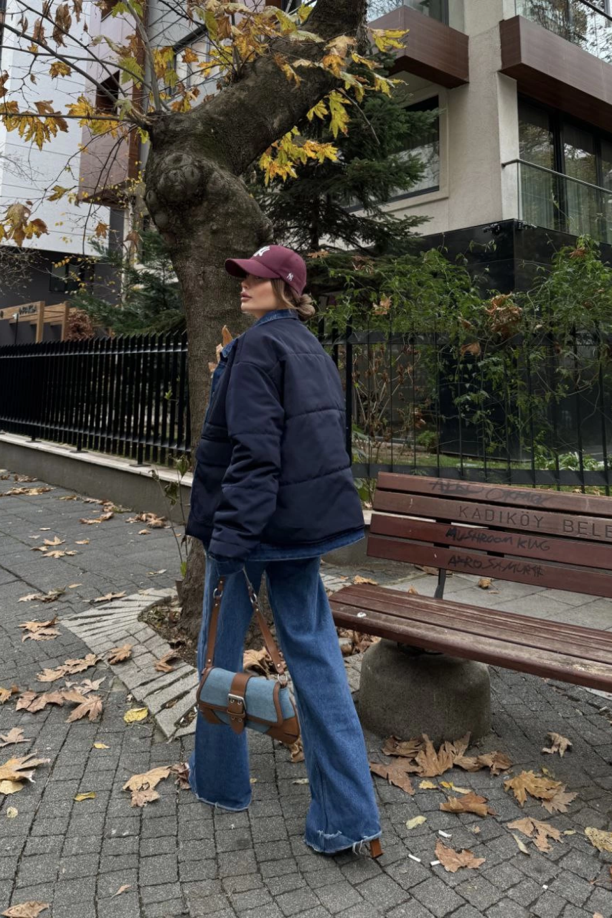 Velmora  Jeans Detaylı Cıtcıtlı CEKET - Lacivert -