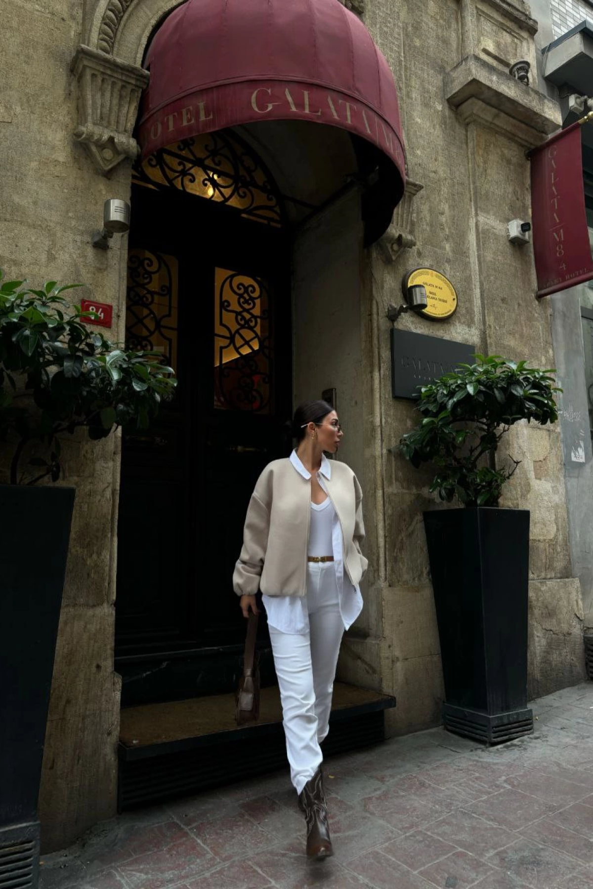 Velmora  Kaşe Kaşmir Fermuarlı CEKET - Bej