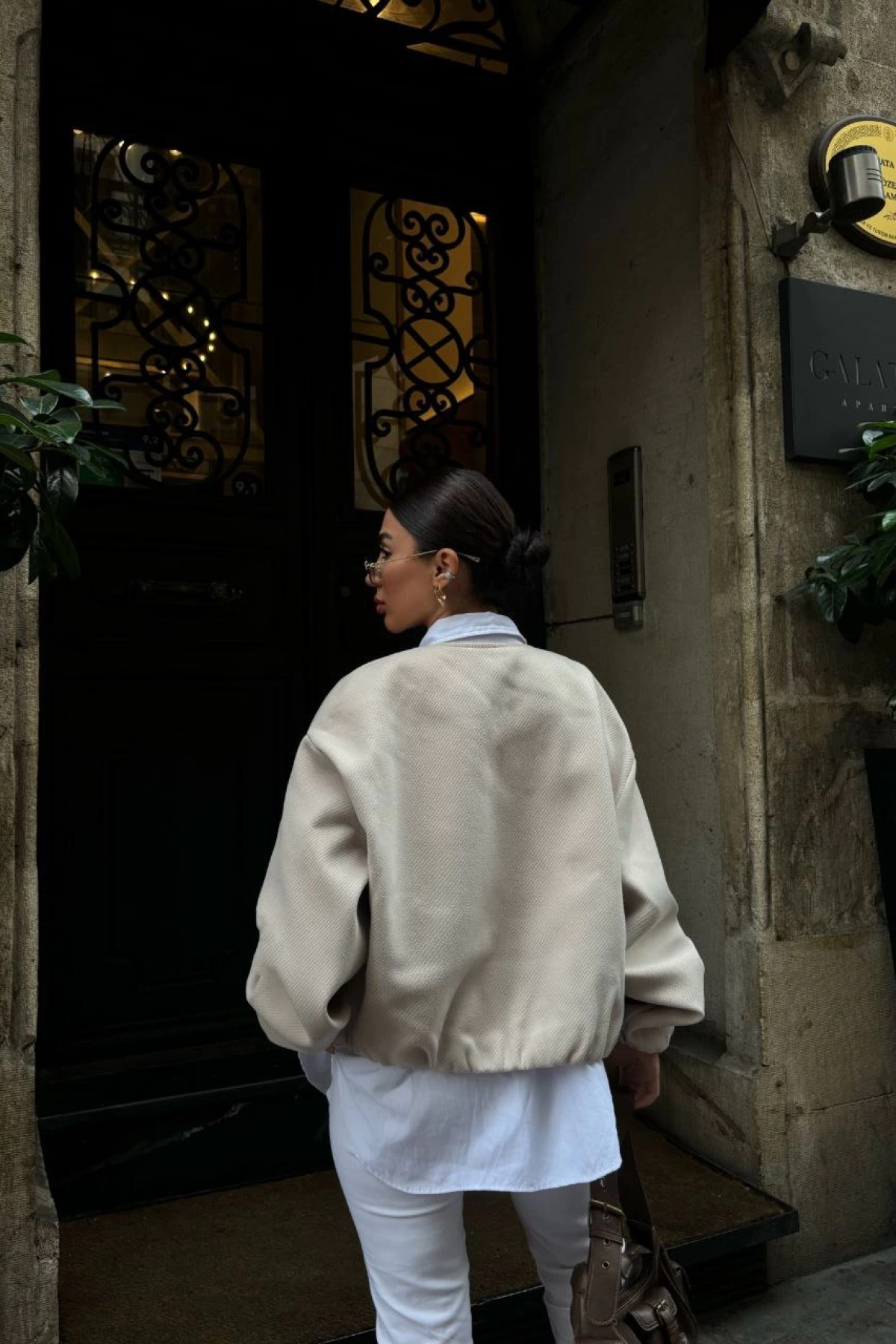 Velmora  Kaşe Kaşmir Fermuarlı CEKET - Bej