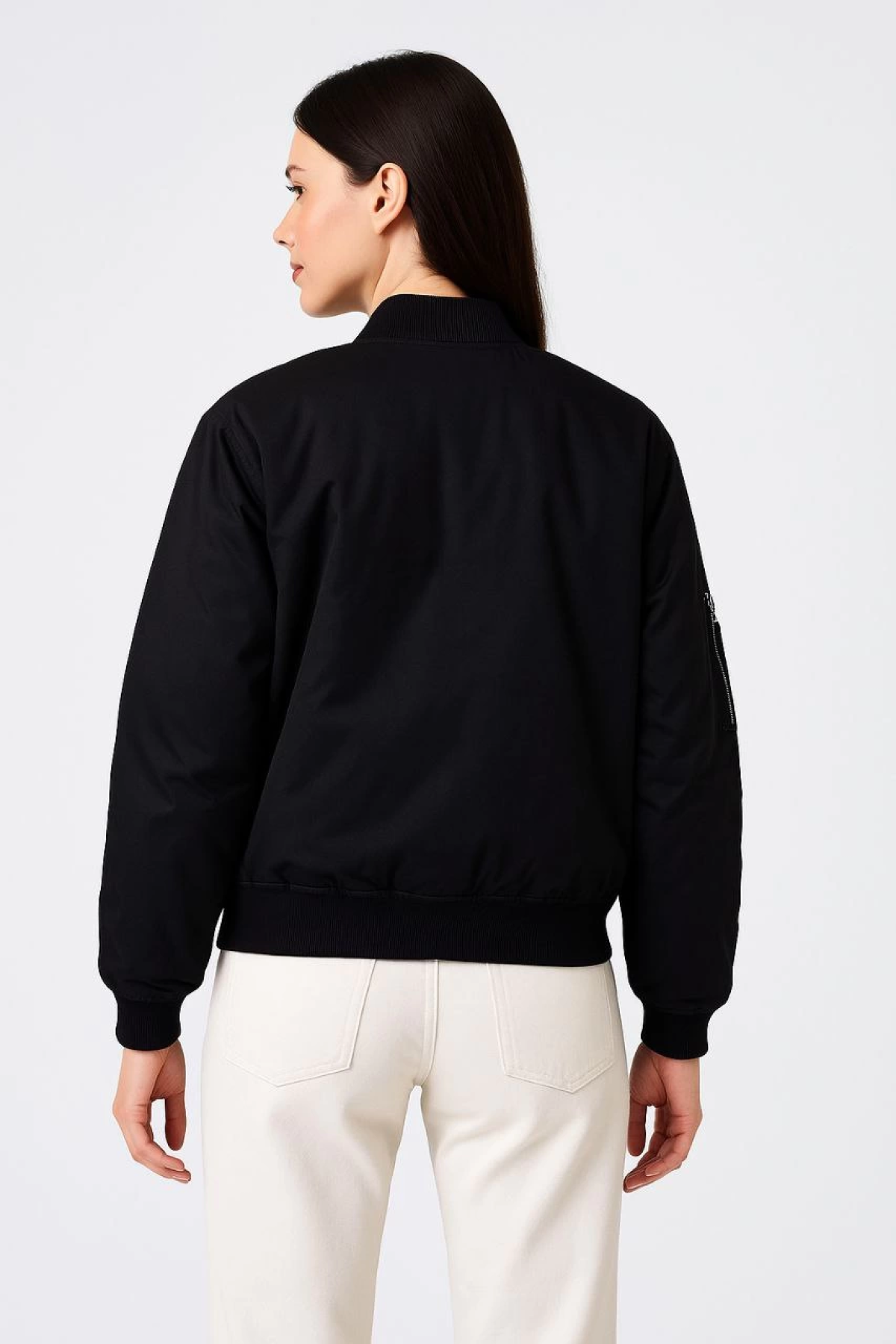 Velmora    Bomber Mont Ceket Siyah -