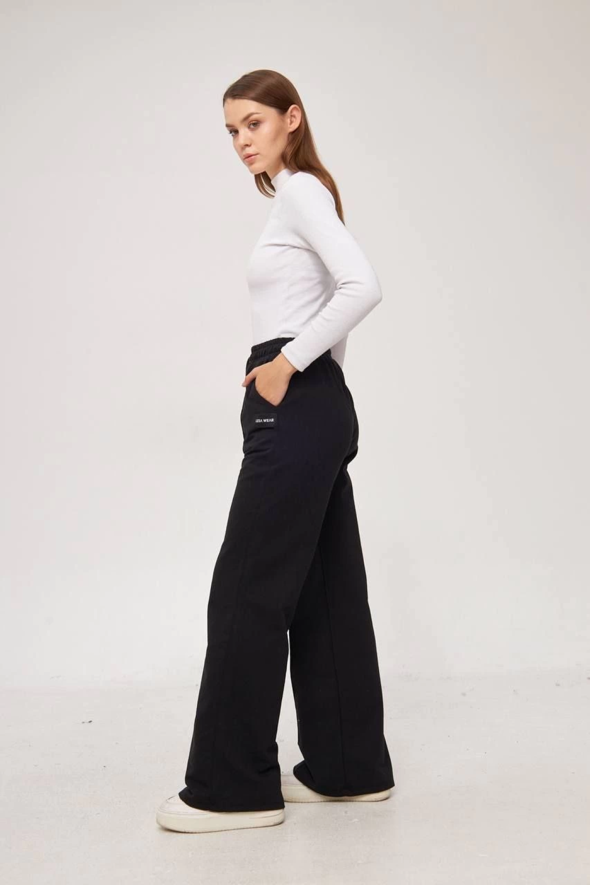 Zent Siyah Kadın Eşofman Pantolon