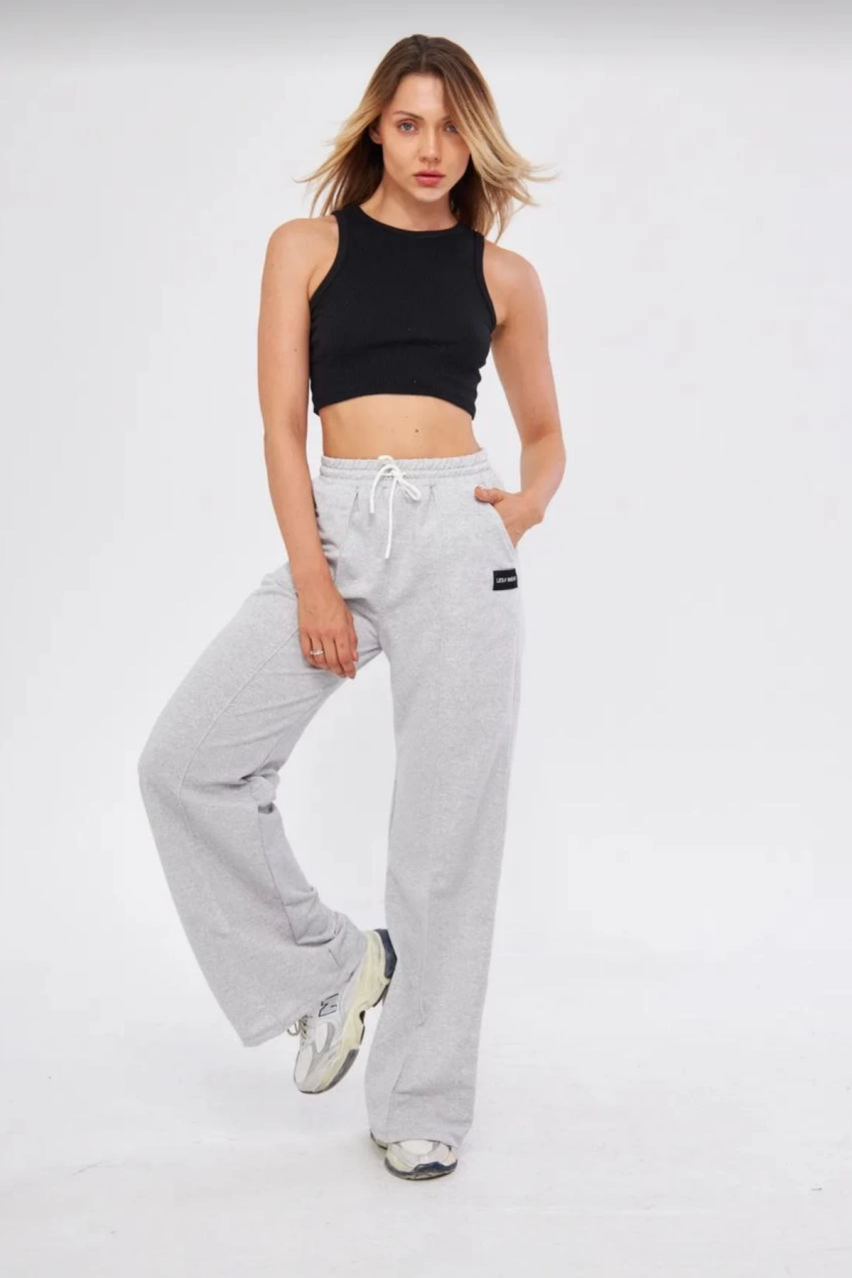 Glumf Bol Paça Eşofman - Gri