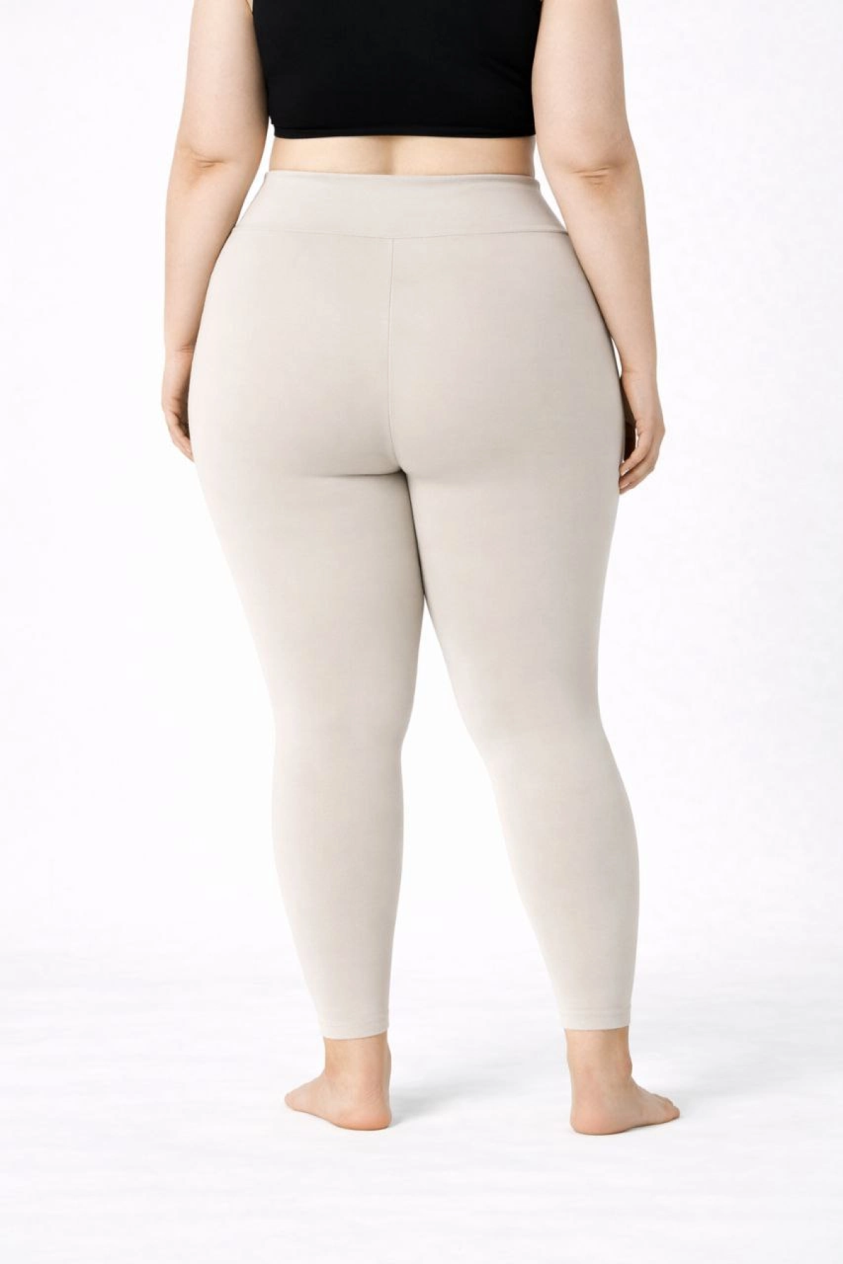 Zungul Taş Kadın Yüksek Bel Toparlayıcı Likralı Dalgıç Spor Tayt Battal