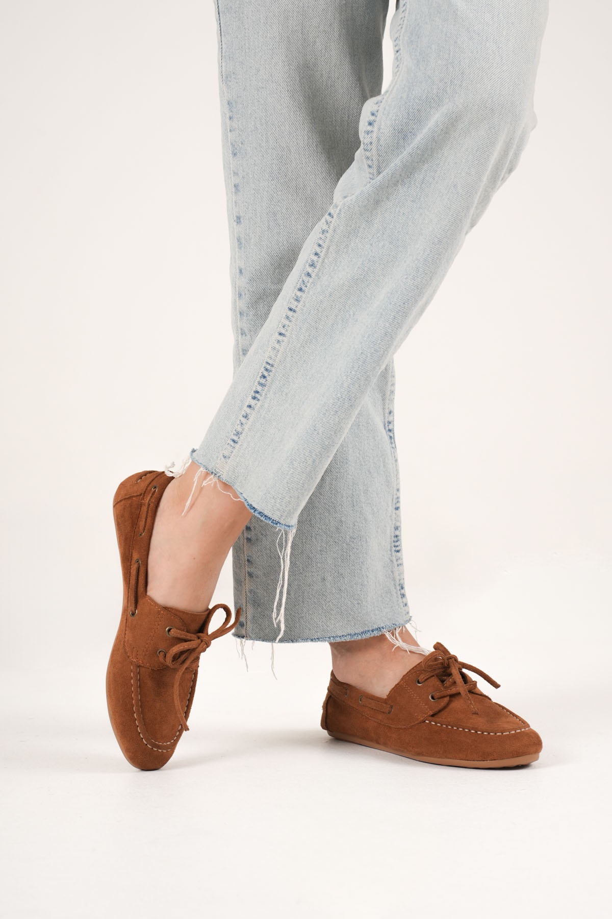 Bian Kadın Taba Günlük Süet Ayakkabı