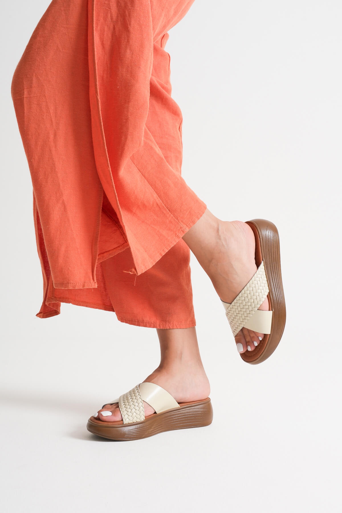 Fayn Bej Hakiki Deri Terlik