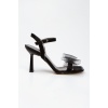 Kadın Özel Üretim 9 cm Topuklu Ayakkabı Siyah