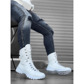 CLZ946 Bağcıklı Beyaz Askeri Postal Bot