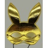 Altın Renk Kumaş Malzemeden İmal Tavşan Maskesi 25X17 cm (CLZ)