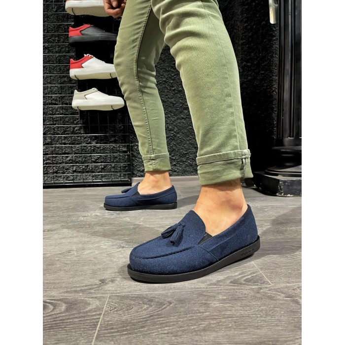 CLZ952  Loafer Erkek Ayakkabı  Mavi