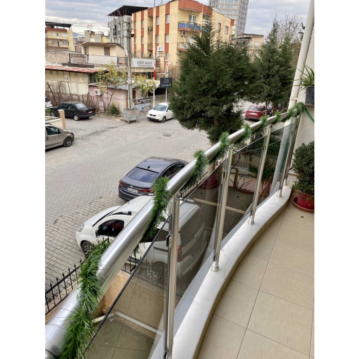 5 Metre Garland, Bahçe Balkon Duvar Süsü, Yapay Çim Garland